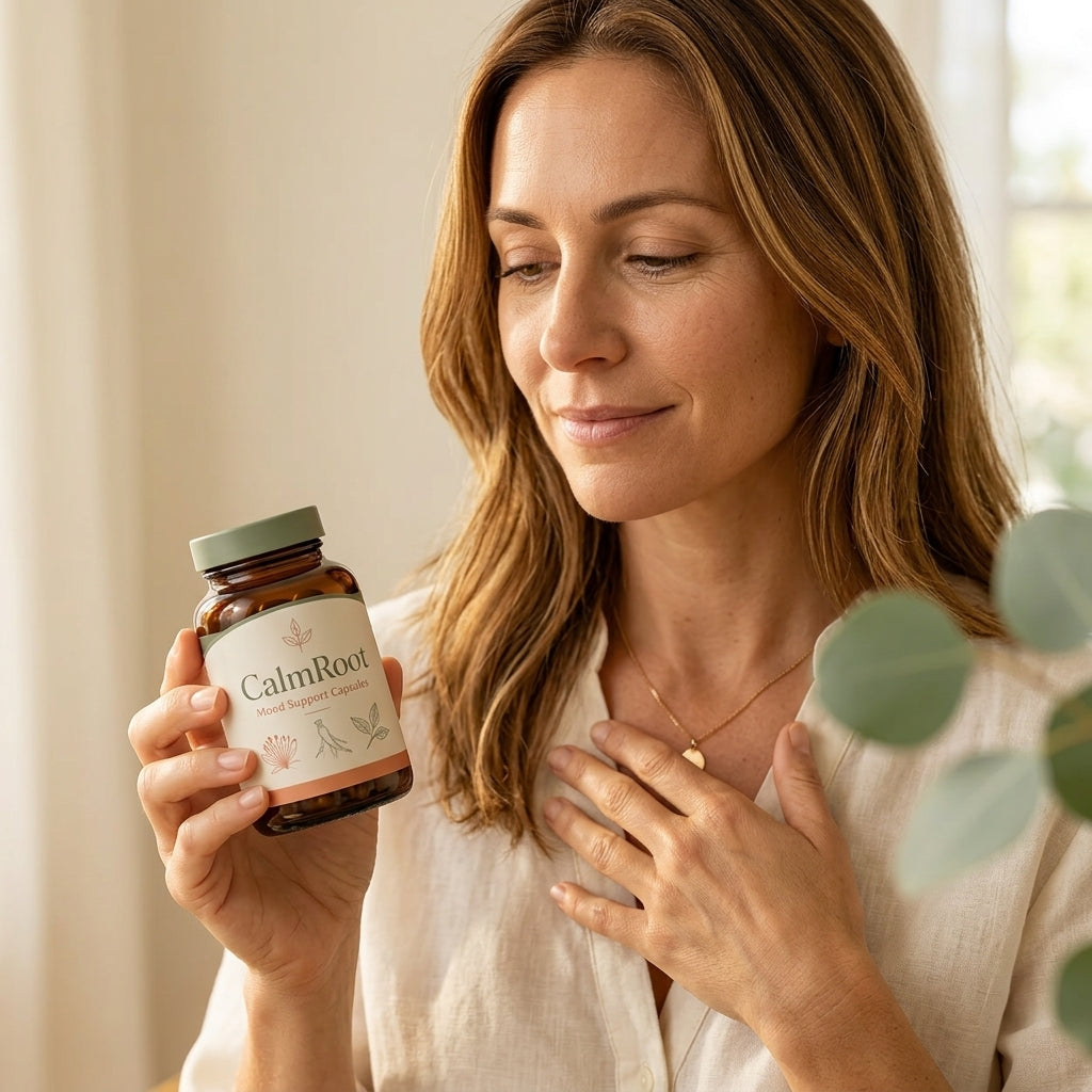 CalmRoot™ Mood Support — 60 Vegan Capsules