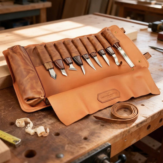 Hutchins Leather Tool Roll