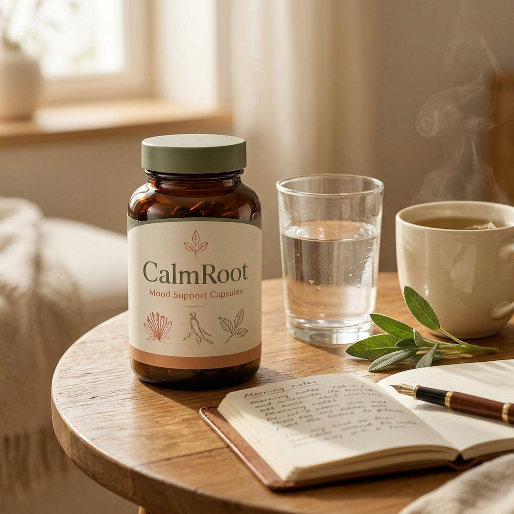 CalmRoot™ Mood Support — 60 Vegan Capsules