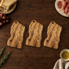 Three Alba olive wood boards