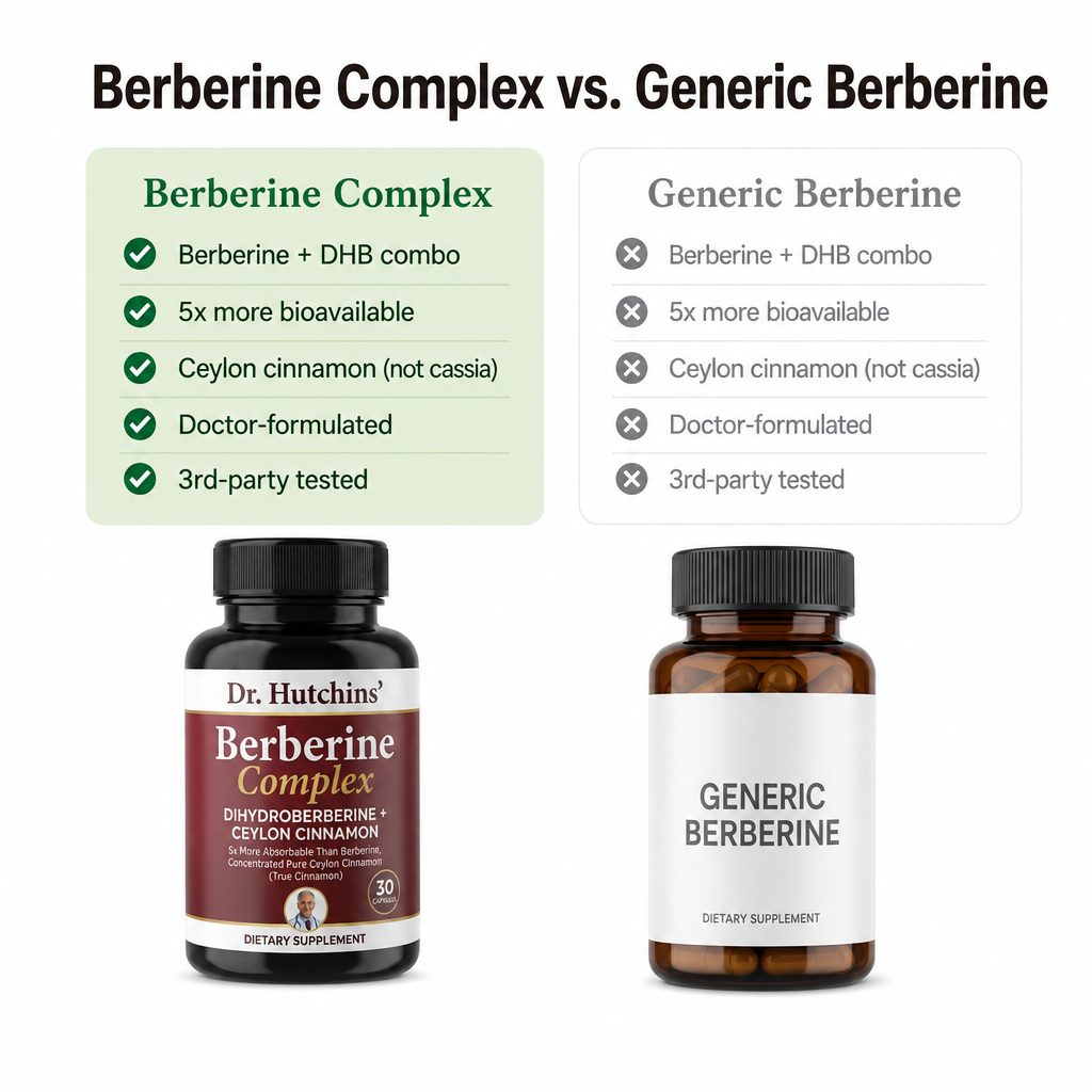 Berberine Complex comparison