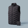 Calvane heated vest with its 10,000 mAh USB battery