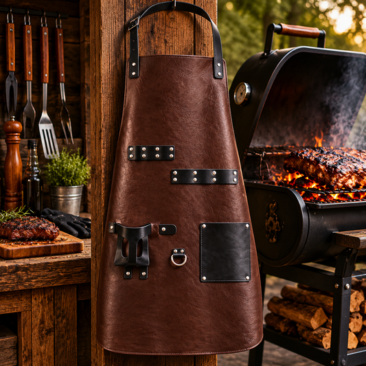 Emberhide Leather BBQ Apron