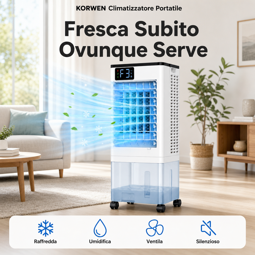 KORWEN Climatizzatore Portatile