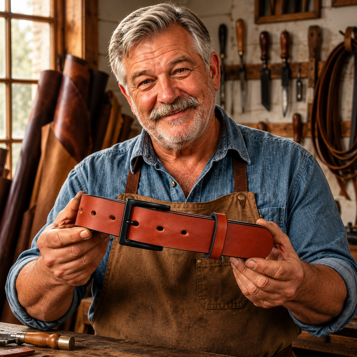 Hanks Forge Full-Grain Work Belt