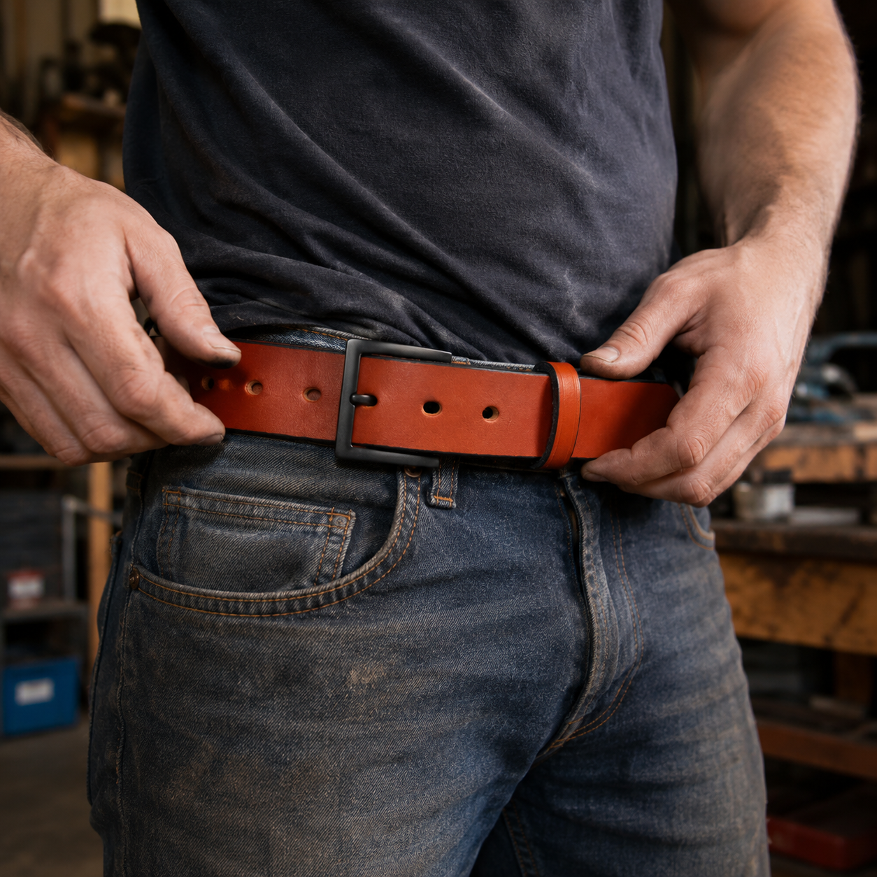 Hanks Forge Full-Grain Work Belt