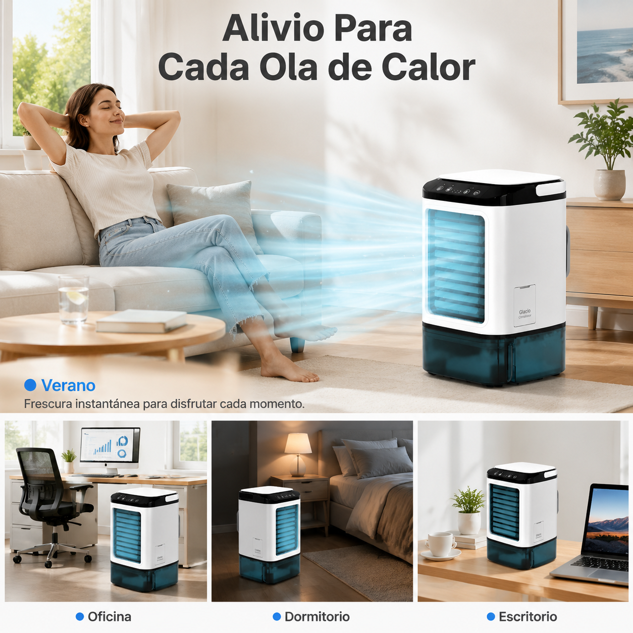 Glacio Aire Acondicionado Portátil