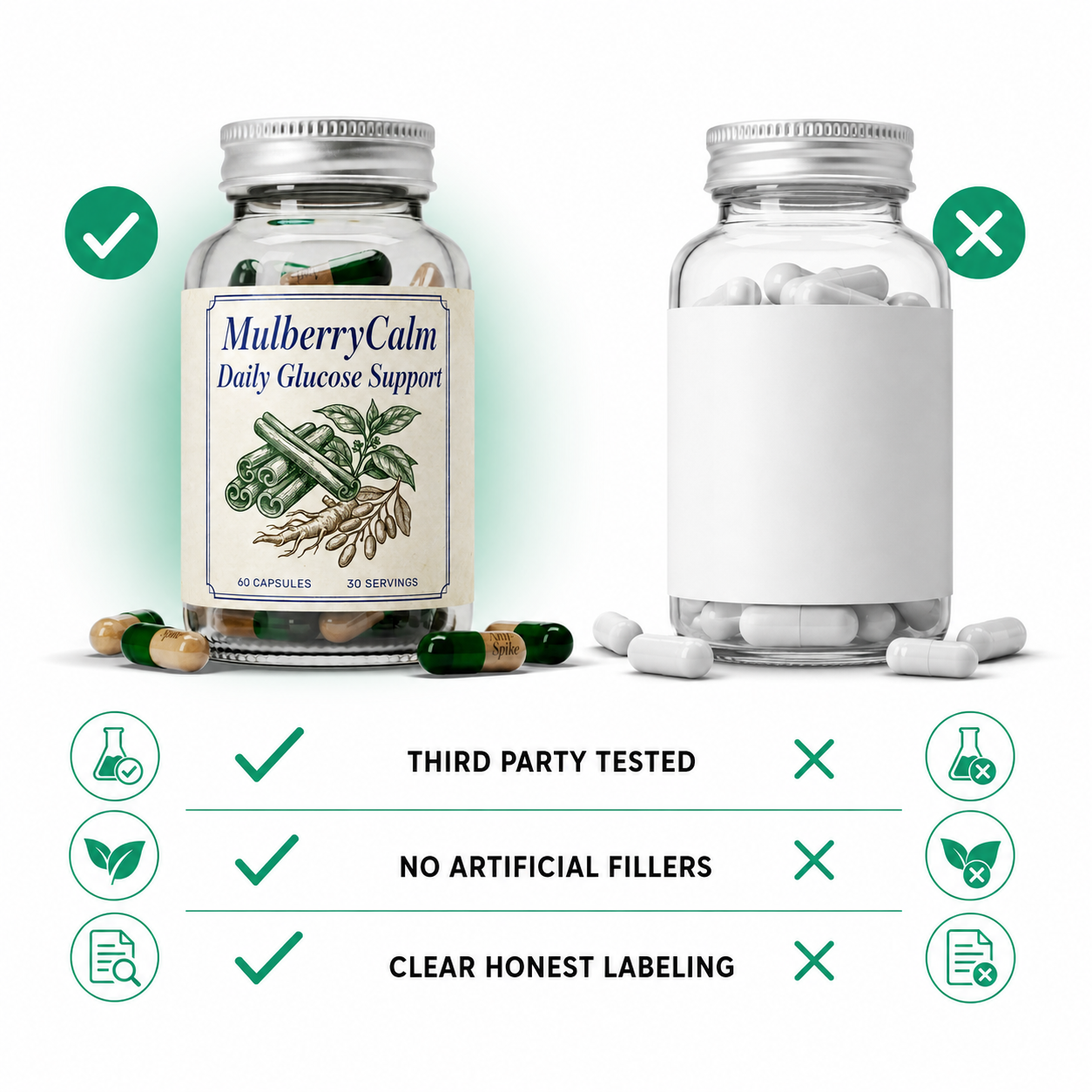 MulberryCalm Daily Glucose Support