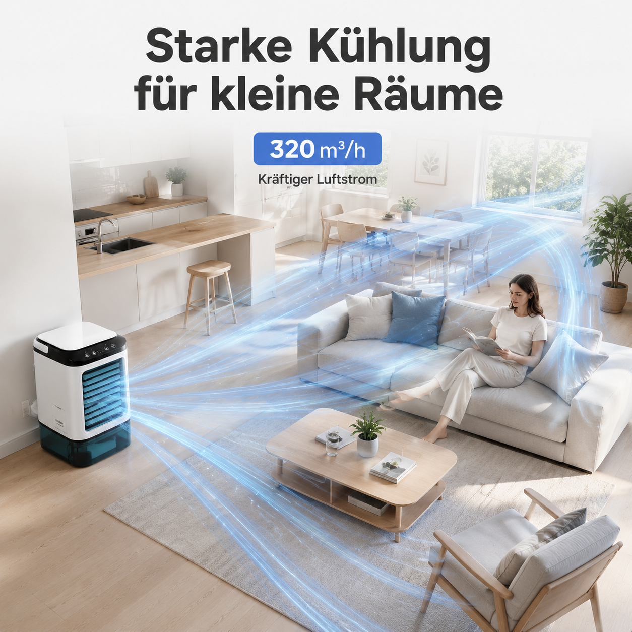 Glacio Mobiler Luftkühler